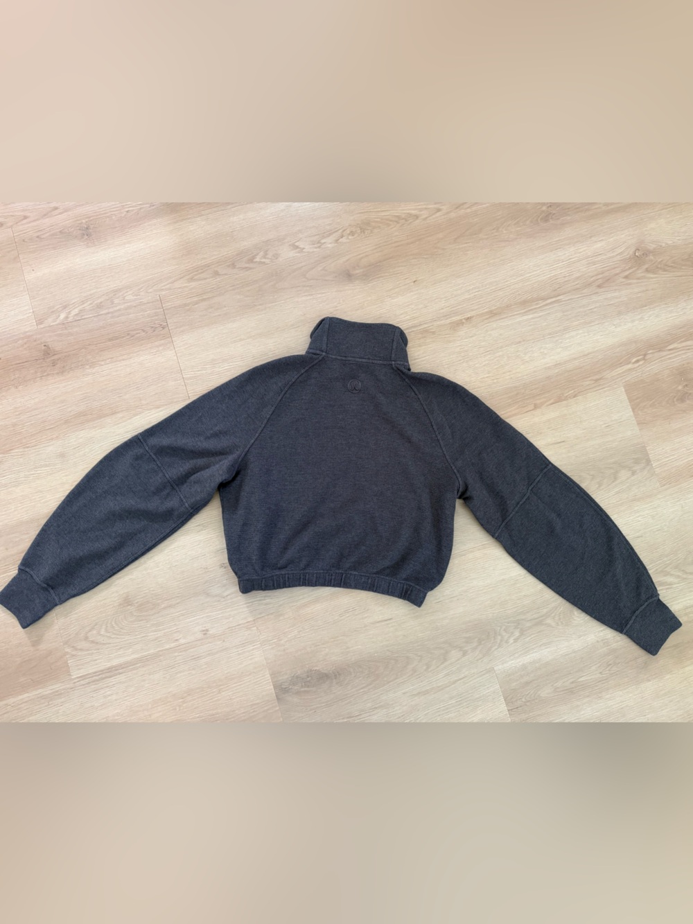 Lululemon Scuba Cropped Funnel-Neck Half Zip *Waffle size Medium - Picture 4 of 4